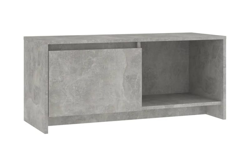 TV-bänk betonggrå 90x35x40 cm spånskiva - Grå - Möbler - Tv möbel & mediamöbel - TV bänk & mediabänk