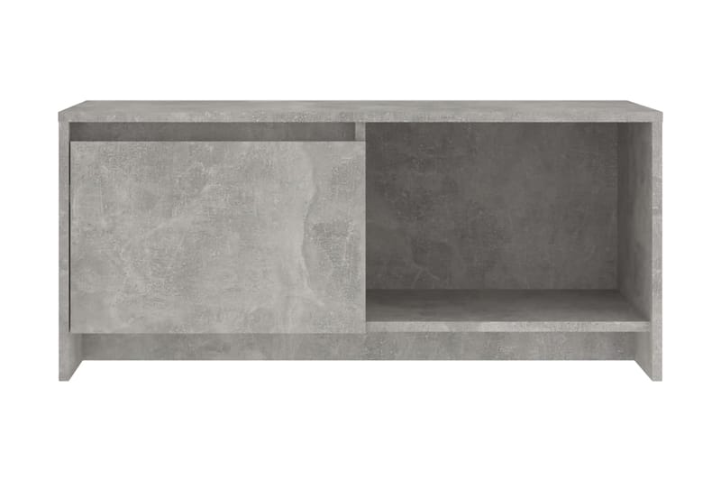 TV-bänk betonggrå 90x35x40 cm spånskiva - Grå - Möbler - Tv möbel & mediamöbel - TV bänk & mediabänk