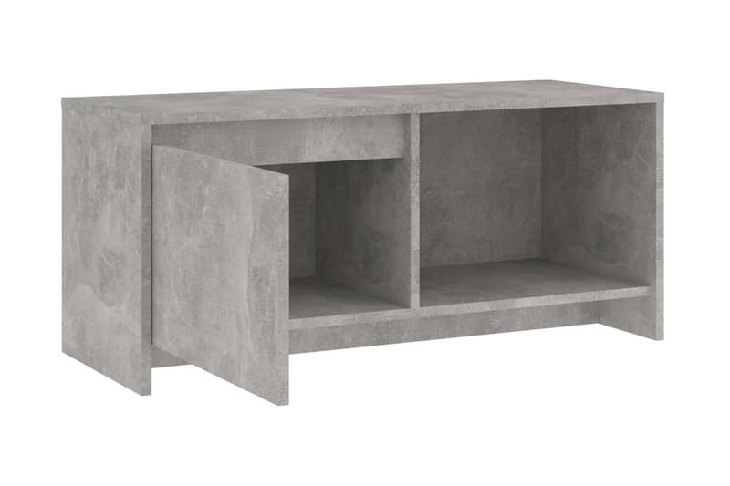 TV-bänk betonggrå 90x35x40 cm spånskiva - Grå - Möbler - Tv möbel & mediamöbel - TV bänk & mediabänk