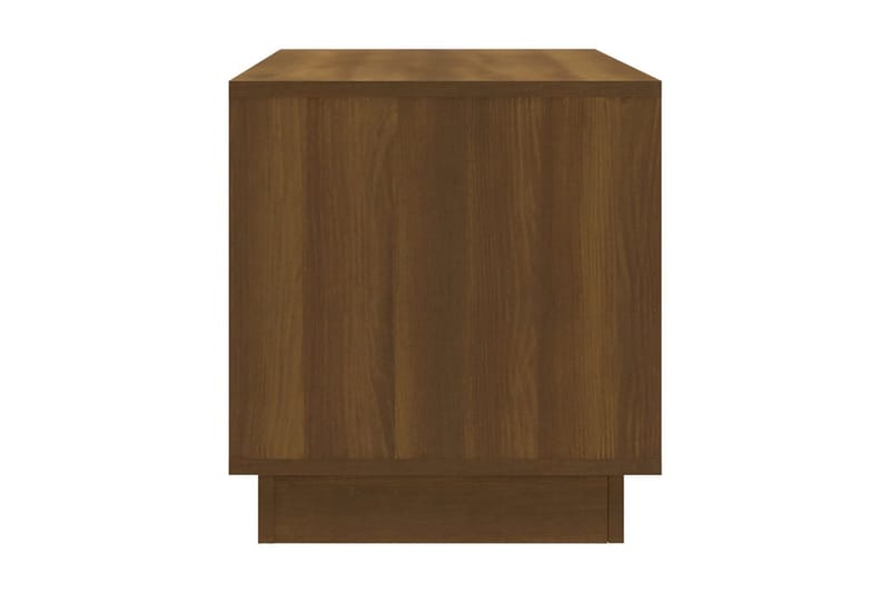 TV-bänk brun ek 102x41x44 cm spånskiva - Brun - Möbler - Tv möbel & mediamöbel - TV bänk & mediabänk