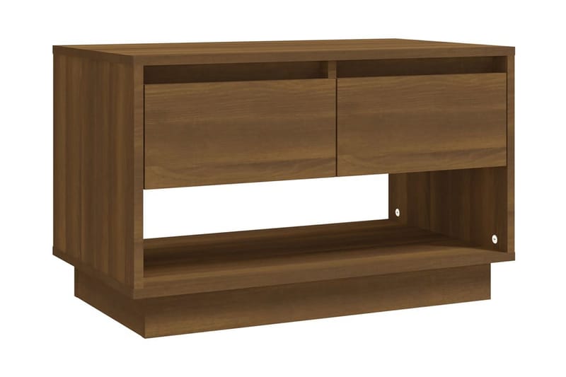 TV-bänk brun ek 70x41x44 cm spånskiva - Brun - Möbler - Tv möbel & mediamöbel - TV bänk & mediabänk