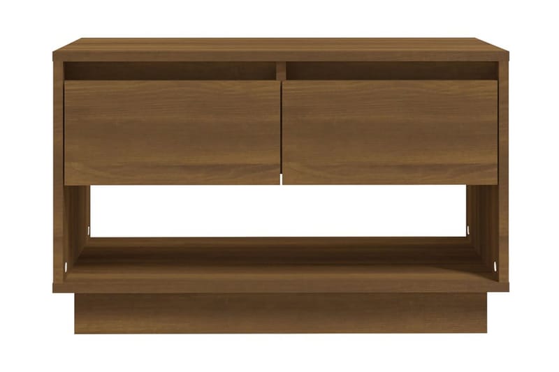 TV-bänk brun ek 70x41x44 cm spånskiva - Brun - Möbler - Tv möbel & mediamöbel - TV bänk & mediabänk