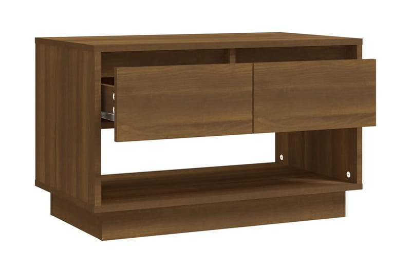 TV-bänk brun ek 70x41x44 cm spånskiva - Brun - Möbler - Tv möbel & mediamöbel - TV bänk & mediabänk