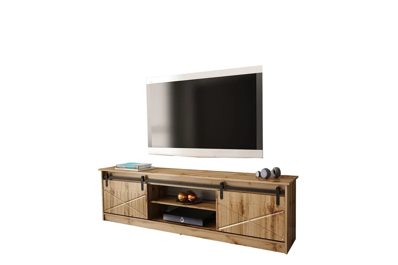 Tv-bänk - Ek - Möbler - Tv möbel & mediamöbel - TV bänk & mediabänk