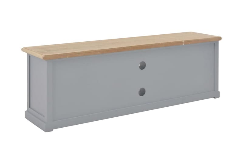 TV-bänk grå 120x30x40 cm trä - Grå - Möbler - Tv möbel & mediamöbel - TV bänk & mediabänk