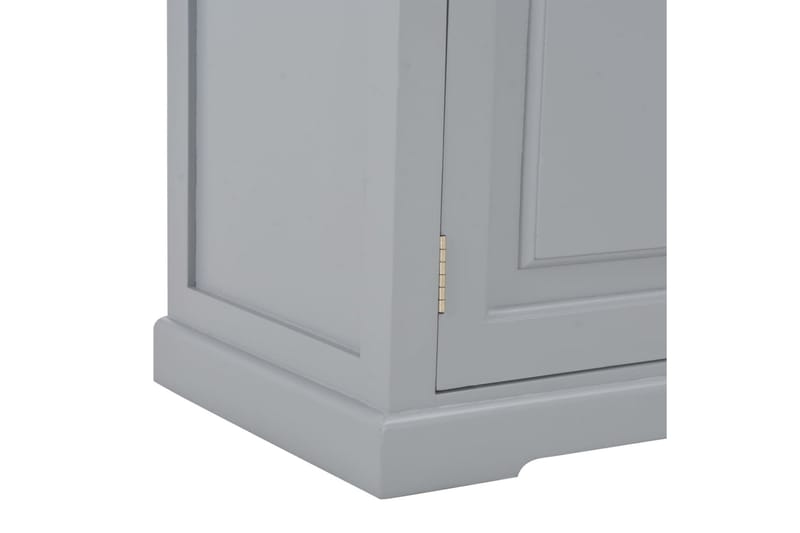 TV-bänk grå 120x30x40 cm trä - Grå - Möbler - Tv möbel & mediamöbel - TV bänk & mediabänk