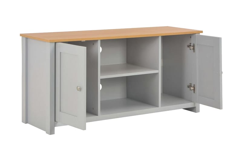 TV-bänk grå 120x39x58 cm - Grå - Möbler - Tv möbel & mediamöbel - TV bänk & mediabänk