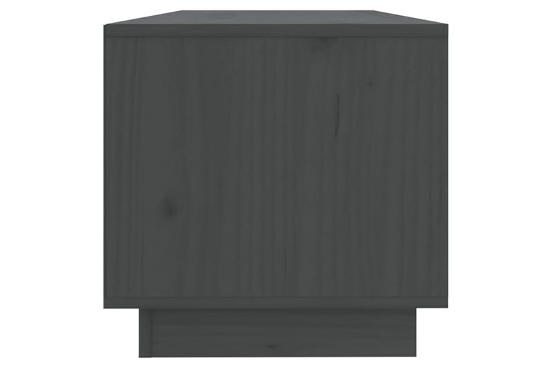 Tv-bänk grå 90x35x35 cm massiv furu - Grå - Möbler - Tv möbel & mediamöbel - TV bänk & mediabänk