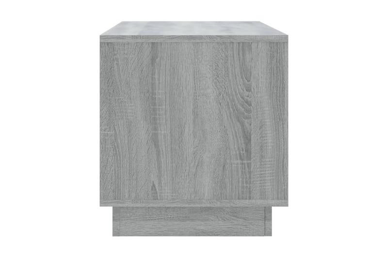 TV-bänk grå sonoma-ek 102x41x44 cm spånskiva - Grå - Möbler - Tv möbel & mediamöbel - TV bänk & mediabänk