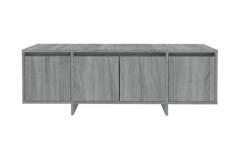 TV-bänk grå sonoma-ek 120x30x40,5 cm spånskiva - Grå - Möbler - Tv möbel & mediamöbel - TV bänk & mediabänk