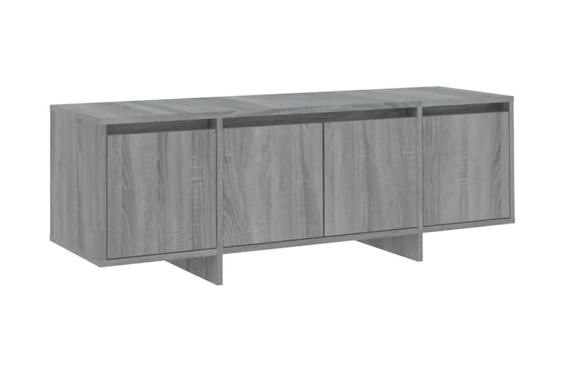 TV-bänk grå sonoma-ek 120x30x40,5 cm spånskiva - Grå - Möbler - Tv möbel & mediamöbel - TV bänk & mediabänk