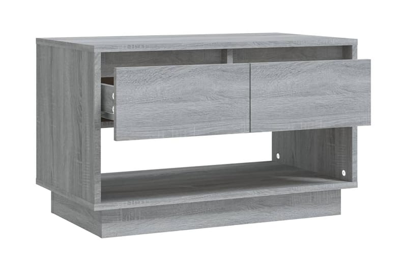 TV-bänk grå sonoma-ek 70x41x44 cm spånskiva - Grå - Möbler - Tv möbel & mediamöbel - TV bänk & mediabänk