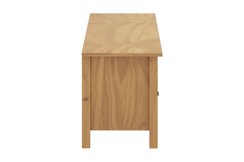 TV-bänk Hill Range honungsbrun 110x40x47 cm massiv furu - Brun - Möbler - Tv möbel & mediamöbel - TV bänk & mediabänk