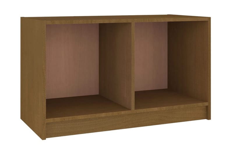 TV-bänk honungsbrun 70x33x42 cm massiv furu - Brun - Möbler - Tv möbel & mediamöbel - TV bänk & mediabänk