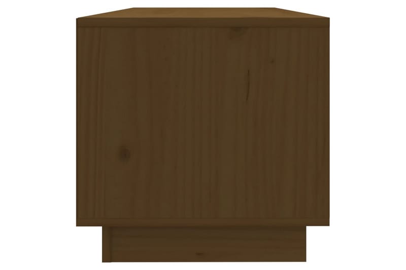 Tv-bänk honungsbrun 90x35x35 cm massiv furu - Brun - Möbler - Tv möbel & mediamöbel - TV bänk & mediabänk