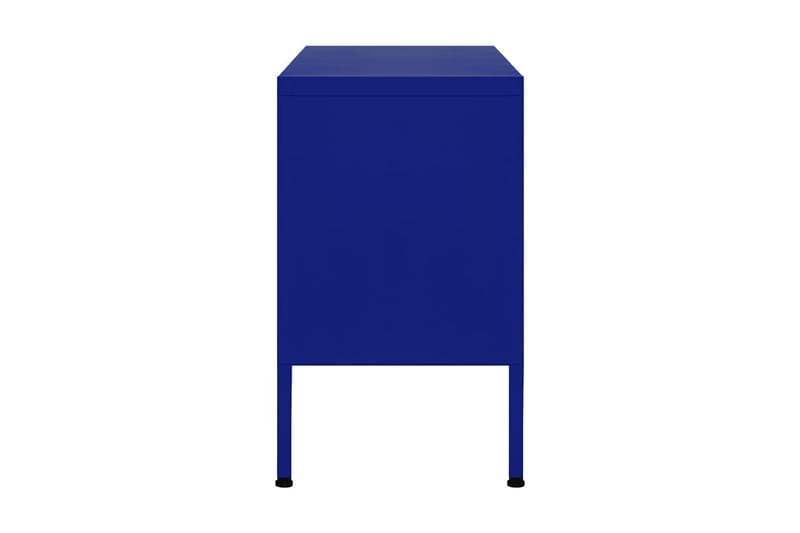 Tv-bänk marinblå 105x35x50 cm stål - Blå - Möbler - Tv möbel & mediamöbel - TV bänk & mediabänk