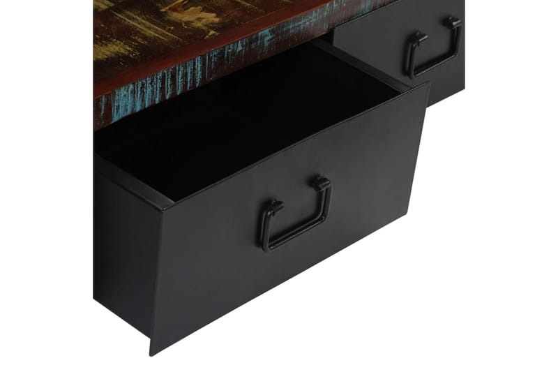 TV-bänk massivt återvunnet trä 120x30x40 cm - Flerfärgad - Möbler - Tv möbel & mediamöbel - TV bänk & mediabänk