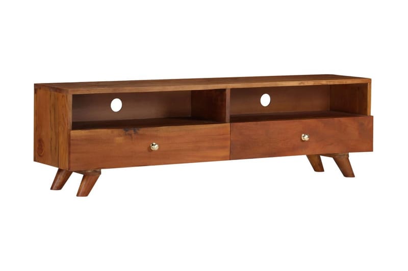 TV-bänk massivt återvunnet trä 140x30x40 cm - Brun - Möbler - Tv möbel & mediamöbel - TV bänk & mediabänk