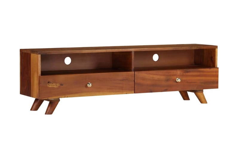 TV-bänk massivt återvunnet trä 140x30x40 cm - Brun - Möbler - Tv möbel & mediamöbel - TV bänk & mediabänk