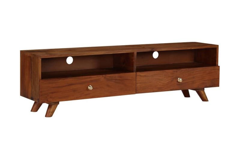 TV-bänk massivt återvunnet trä 140x30x40 cm - Brun - Möbler - Tv möbel & mediamöbel - TV bänk & mediabänk