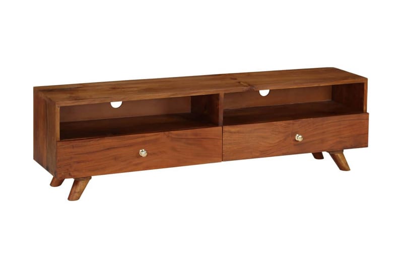 TV-bänk massivt återvunnet trä 140x30x40 cm - Brun - Möbler - Tv möbel & mediamöbel - TV bänk & mediabänk