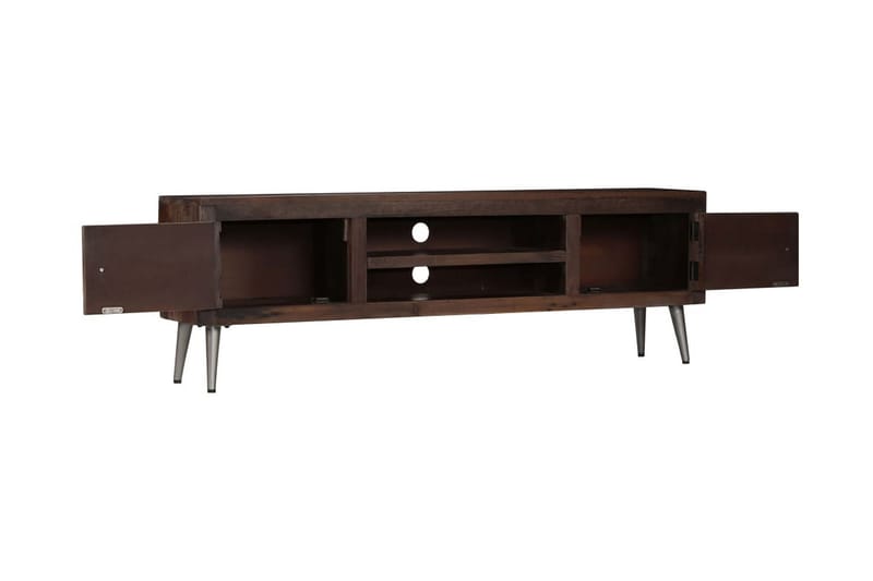 TV-bänk massivt återvunnet trä 140x30x45 cm - Brun - Möbler - Tv möbel & mediamöbel - TV bänk & mediabänk
