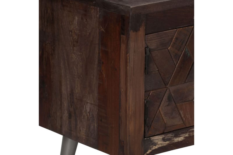TV-bänk massivt återvunnet trä 140x30x45 cm - Brun - Möbler - Tv möbel & mediamöbel - TV bänk & mediabänk