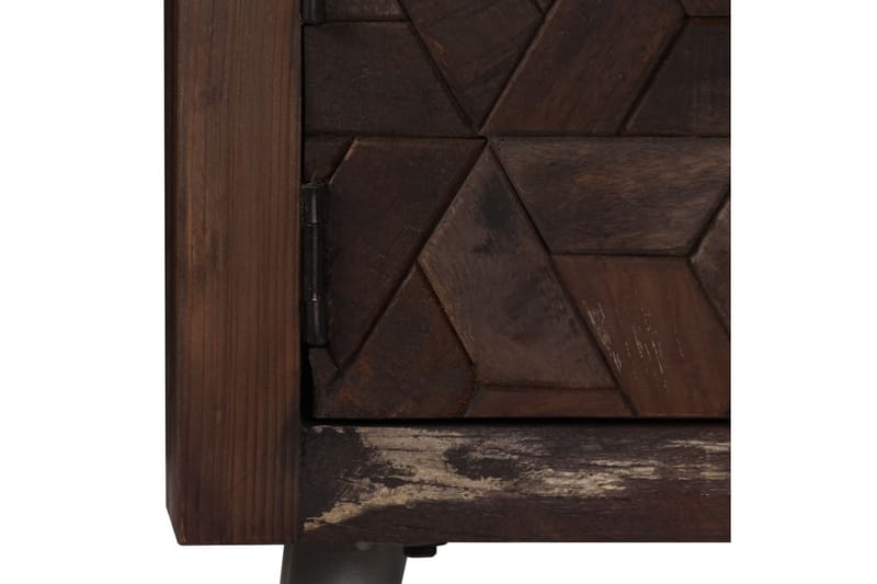 TV-bänk massivt återvunnet trä 140x30x45 cm - Brun - Möbler - Tv möbel & mediamöbel - TV bänk & mediabänk