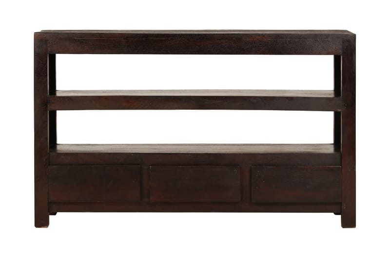 TV-bänk massivt akaciaträ 90x30x55 cm mörkbrun - Brun - Möbler - Tv möbel & mediamöbel - TV bänk & mediabänk