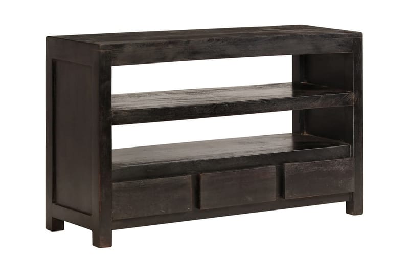 TV-bänk massivt akaciaträ 90x30x55 cm mörkbrun - Brun - Möbler - Tv möbel & mediamöbel - TV bänk & mediabänk