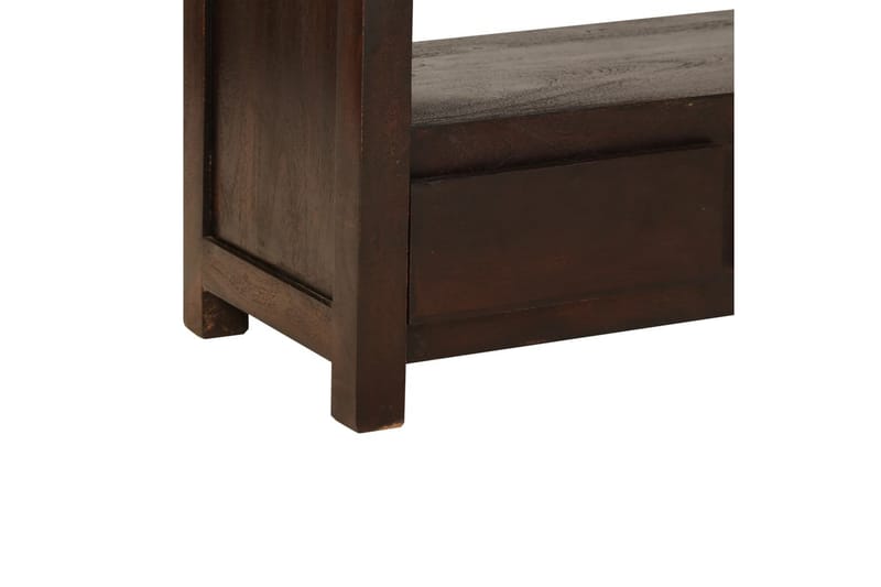 TV-bänk massivt akaciaträ 90x30x55 cm mörkbrun - Brun - Möbler - Tv möbel & mediamöbel - TV bänk & mediabänk