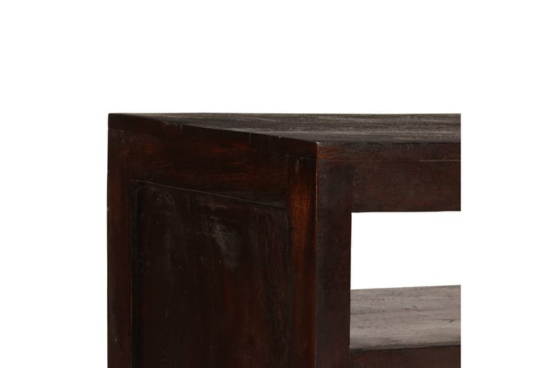TV-bänk massivt akaciaträ 90x30x55 cm mörkbrun - Brun - Möbler - Tv möbel & mediamöbel - TV bänk & mediabänk