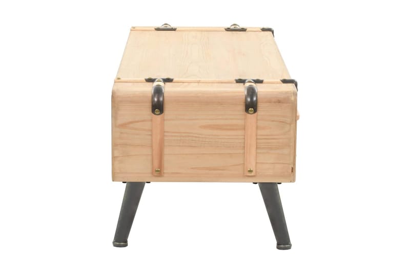 TV-bänk massivt granträ 120x33x35 cm - Brun - Möbler - Tv möbel & mediamöbel - TV bänk & mediabänk