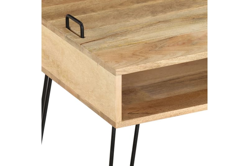 TV-bänk massivt mangoträ 110x35x45 cm - Brun - Möbler - Tv möbel & mediamöbel - TV bänk & mediabänk