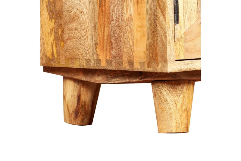 TV-bänk massivt mangoträ 118x35x40 cm - Brun - Möbler - Tv möbel & mediamöbel - TV bänk & mediabänk