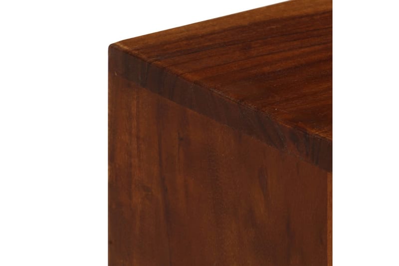 TV-bänk med 3 lådor 110x35x50 cm massivt återvunnet akaciatr - Flerfärgad - Möbler - Tv möbel & mediamöbel - TV bänk & mediabänk