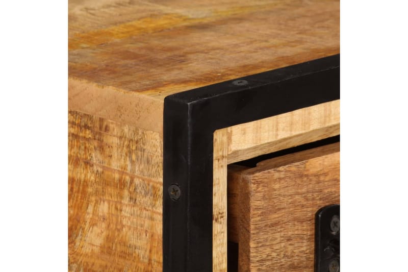 TV-bänk med lådor 120x30x40 cm massivt mangoträ - Brun - Möbler - Tv möbel & mediamöbel - TV bänk & mediabänk