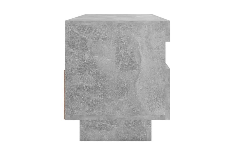 TV-bänk med LED-belysning betonggrå 100x35x40 cm - Grå - Möbler - Tv möbel & mediamöbel - TV bänk & mediabänk