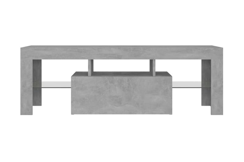 TV-bänk med LED-belysning betonggrå 120x35x40 cm - Grå - Möbler - Tv möbel & mediamöbel - TV bänk & mediabänk