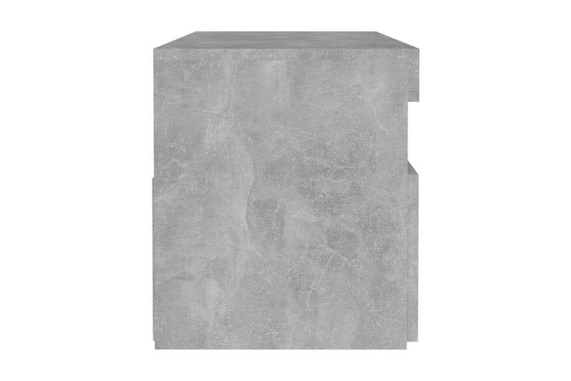 TV-bänk med LED-belysning betonggrå 60x35x40 cm - Grå - Möbler - Tv möbel & mediamöbel - TV bänk & mediabänk