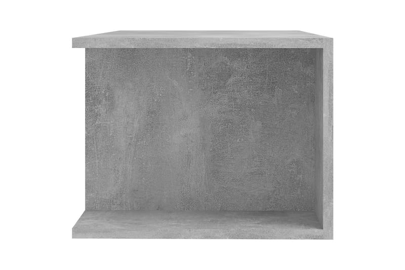 TV-bänk med LED-belysning betonggrå 90x39x30 cm - Grå - Möbler - Tv möbel & mediamöbel - TV bänk & mediabänk