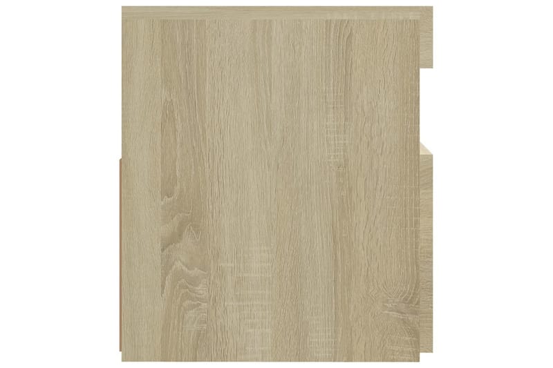 TV-bänk med LED-belysning sonoma-ek 120x35x40 cm - Brun - Möbler - Tv möbel & mediamöbel - TV bänk & mediabänk