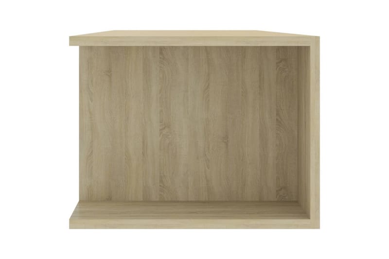 TV-bänk med LED-belysning sonoma-ek 135x39x30 cm - Brun - Möbler - Tv möbel & mediamöbel - TV bänk & mediabänk