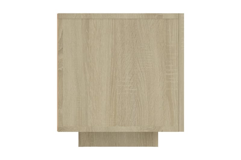 TV-bänk med LED-belysning sonoma-ek 160x35x40 cm - Brun - Möbler - Tv möbel & mediamöbel - TV bänk & mediabänk