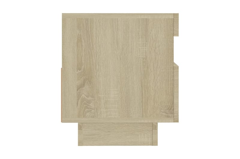 TV-bänk med LED-belysning sonoma-ek 80x35x40 cm - Brun - Möbler - Tv möbel & mediamöbel - TV bänk & mediabänk