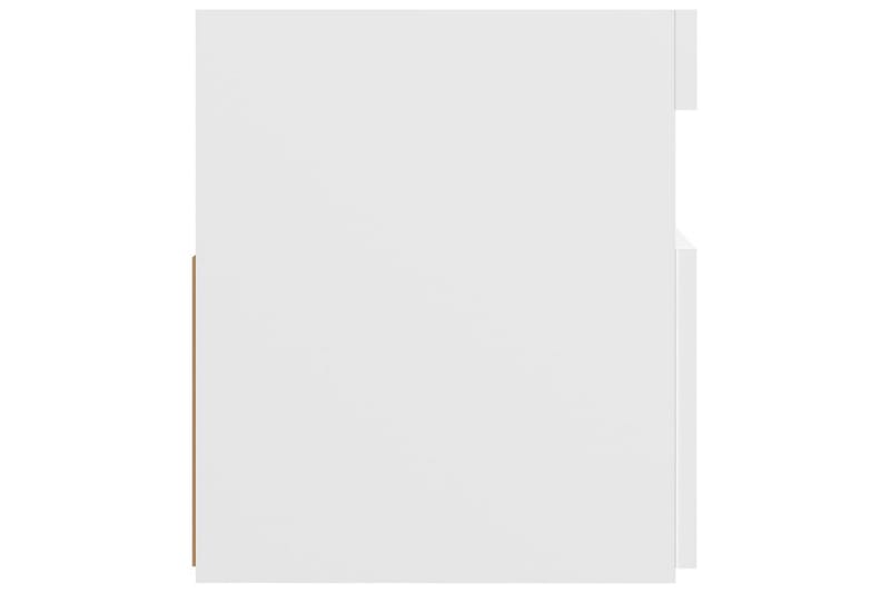 TV-bänk med LED-belysning vit 120x35x40 cm - Vit - Möbler - Tv möbel & mediamöbel - TV bänk & mediabänk