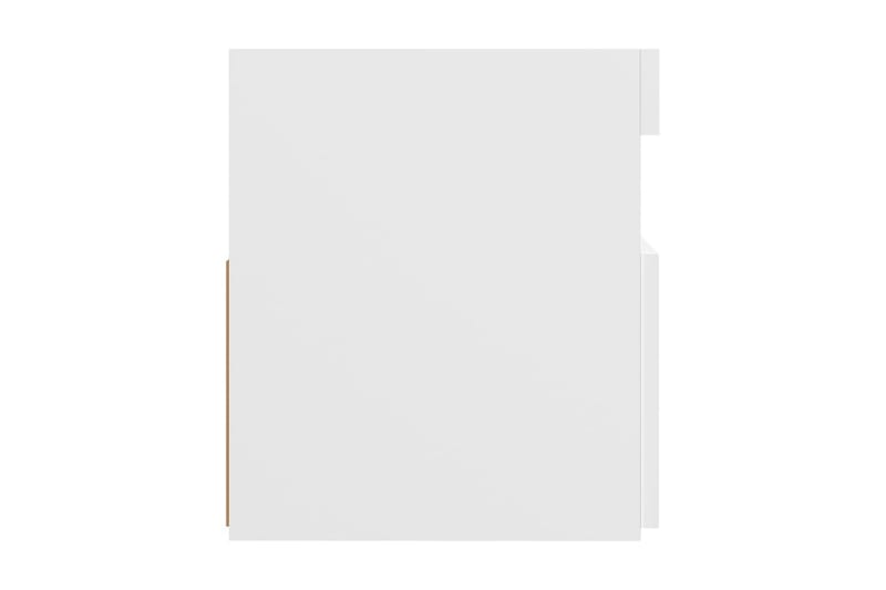 TV-bänk med LED-belysning vit 90x35x40 cm - Vit - Möbler - Tv möbel & mediamöbel - TV bänk & mediabänk