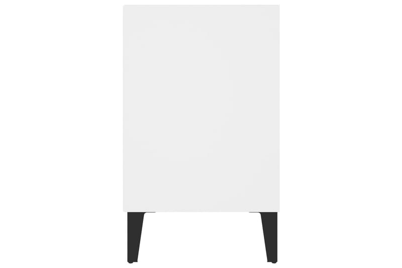 TV-bänk med metallben vit 103,5x30x50 cm - Vit - Möbler - Tv möbel & mediamöbel - TV bänk & mediabänk