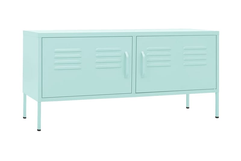 Tv-bänk mintgrön 105x35x50 cm stål - Grön - Möbler - Tv möbel & mediamöbel - TV bänk & mediabänk