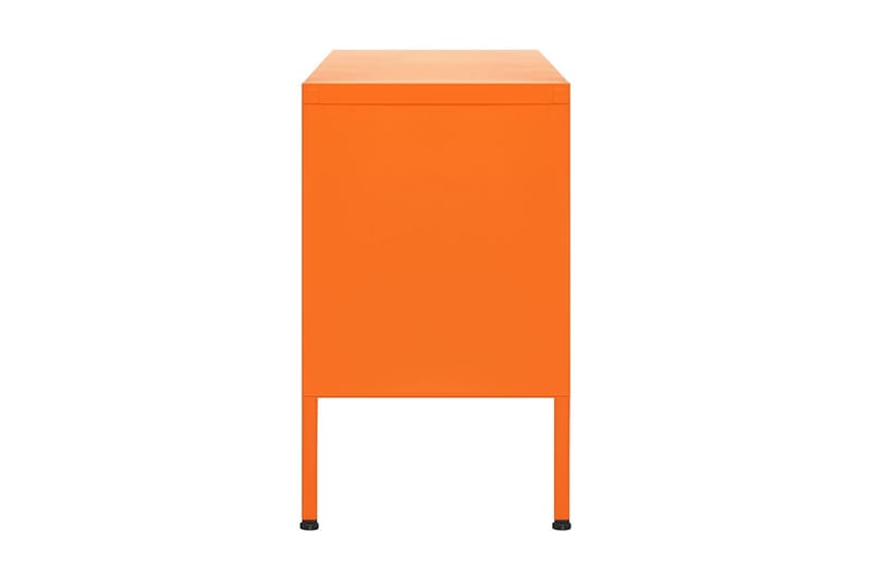 Tv-bänk orange 105x35x50 cm stål - Orange - Möbler - Tv möbel & mediamöbel - TV bänk & mediabänk